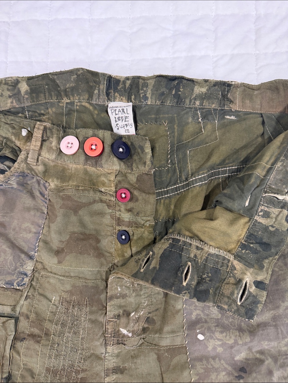 Magnolia Pearl Love Supply Camo Miner 568 Cargo Pants - Picture 3 of 14
